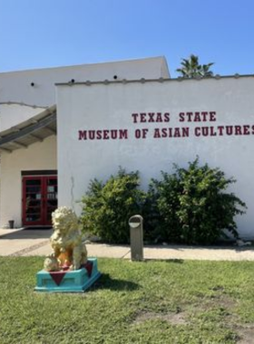  This image shows the Texas State Museum of Asian Cultures, featuring vibrant exhibits of Asian art, cultural artifacts, and educational displays. The museum celebrates the diverse traditions of countries across Asia.