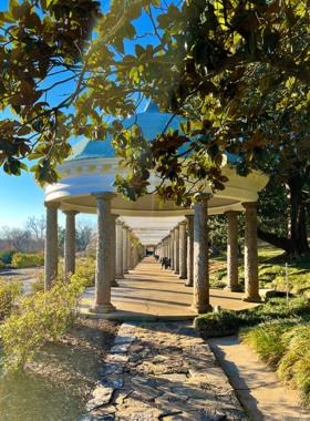  This image shows the historic Maymont Mansion, surrounded by beautifully landscaped gardens. The estate is a popular Richmond attraction, offering visitors a glimpse into the lives of the Dooley family along with themed gardens and wildlife exhibits.