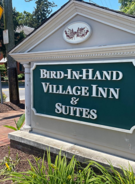 This image shows the serene beauty of Bird-in-Hand Village, featuring Amish horse-and-buggy rides and peaceful farmland, capturing the essence of rural Pennsylvania life.