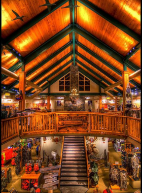 This image shows the L.L. Bean flagship store in Freeport, Maine, a large outdoor retail space filled with high-quality gear and featuring the famous giant boot, welcoming visitors from around the world.