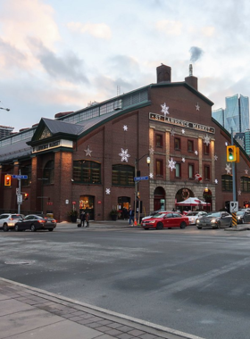 This image shows that St. Lawrence Market is a bustling food haven with fresh produce, gourmet foods, and unique international offerings, making it a must-visit destination for food lovers in Toronto.