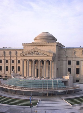 This image shows that the Brooklyn Museum houses a vast collection of art, from ancient Egyptian artifacts to contemporary works, offering a cultural experience with guided tours, events, and exhibitions for all art lovers.