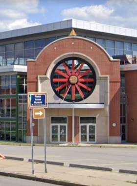 This image shows rare vintage cars displayed at the Buffalo Transportation Pierce-Arrow Museum, offering a glimpse into the history of early 1900s automobiles and Buffalo's industrial past.