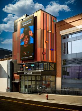 National Museum of African American Music This image shows an exhibit at the National Museum of African American Music in Nashville, featuring rare instruments and recordings. The museum highlights the significant contributions of African American artists to American music, providing a deeply educational experience.