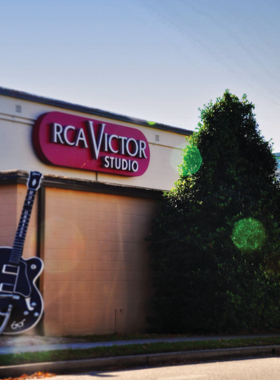 10. RCA Studio B This image shows a recording session at Historic RCA Studio B in Nashville, where legendary artists like Elvis Presley and Dolly Parton recorded hit songs. The studio played a key role in shaping the Nashville Sound, offering visitors a glimpse into music history.