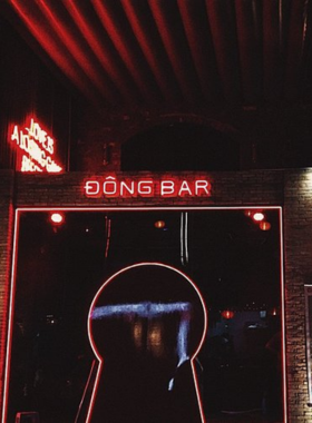 This image shows the lively dance floor at Dong Bar in Hue, a casual yet energetic club known for its diverse mix of music. Whether you’re into US-UK hits or K-pop, the music keeps the crowd moving. The lively crowd and welcoming staff ensure a great time, making it a fun spot for anyone looking to enjoy a night out. Dong Bar offers a more laid-back vibe, yet still provides a great atmosphere for partying.