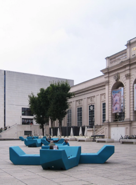 This image shows the MuseumsQuartier in Vienna, a vibrant cultural district home to several world-renowned museums. With attractions like the Leopold Museum and the Museum of Modern Art, this area is a haven for art lovers. The district is also known for its lively cafés, outdoor spaces, and events, making it a hub for both cultural exploration and socializing. Whether you're an art enthusiast or just looking to relax in a creative space, MuseumsQuartier is a must-visit in Vienna.