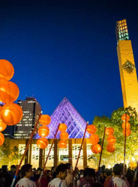 This image shows the Taste of Edmonton Festival, an annual food event where local restaurants set up booths offering delicious samples of their signature dishes. The festival takes place in the heart of Edmonton and attracts foodies from all over. Visitors can sample a variety of foods from different cultures, enjoy live music, and socialize with fellow food lovers. It’s a perfect event for anyone looking to explore Edmonton’s diverse culinary scene."