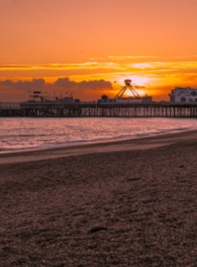 This image shows the calm and beautiful Southsea Beach, a popular destination for relaxation and outdoor activities in Portsmouth. With its pebbly shores, stunning coastal views, and peaceful atmosphere, Southsea Beach is the perfect place to take a stroll, enjoy the sun, or have a picnic. The beach is ideal for families and individuals looking for a tranquil escape by the sea, offering scenic views, occasional live music, and a lovely, relaxing vibe.